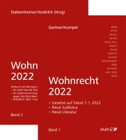 PAKET: Wohnrecht 2022 Band 1 + 2
