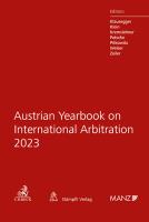 Austrian Yearbook on International Arbitration 2023