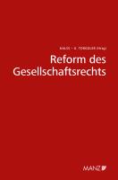 Reform des Gesellschaftsrechts