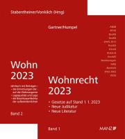 PAKET: Wohnrecht 2023 Band 1 + 2
