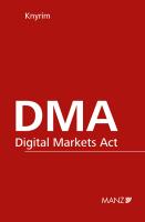 DMA - Digital Markets Act