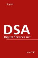 DSA - Digital Services Act